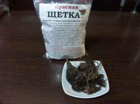 Красная щетка, 90гр.