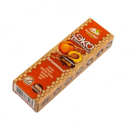 Эко–батончик с шоколадом на меду «Витаминный», 45 г