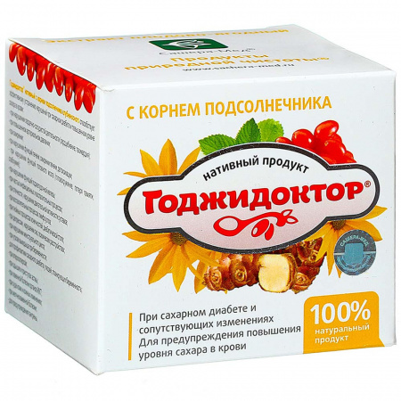 Годжидоктор: при диабете с корнем подсолнечника, 100 гр.