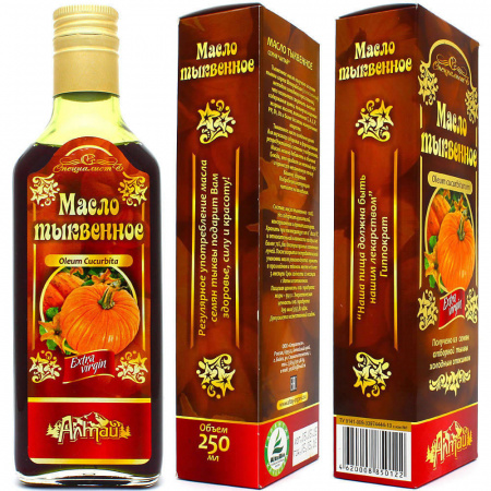 Тыквенное масло «Алтай Premium», 250 мл